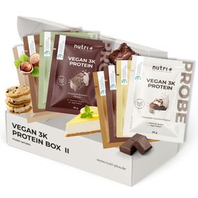 nutri+ boîte d'échantillons Vegan 3K Protein II