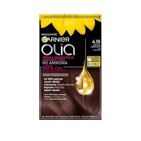 Garnier Olia Coloration Permanente Sans Ammoniaque 4.15 Mroźna Czekolada