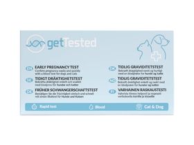 GetTested Test de grossesse précoce pour chiens et chats