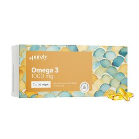 Purely Omega-3 1000 mg – à base d’huile de poisson de haute qualité