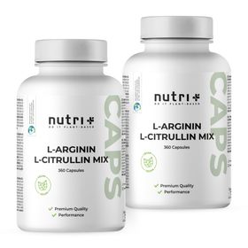 nutri+ Capsules de L-arginine citrulline