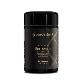 Purovitalis Berberine Balance avec Dihydroberbérine, Chrome & Vitamines