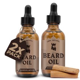 Striking Viking Huile à Barbe - Bois de Santal - Lot de 2