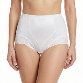 MYSANITY® Postnatale corrigerende slip met kanten inzet, wit
