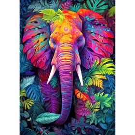 enjoy Puzzle Éléphant masqué 1000 pièces