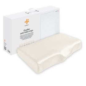 INPHYSIO Oreiller anti-rides ERGO avec housse en soie