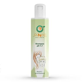 Sanoll shampooing cosmétique bio pH 7,7 basique