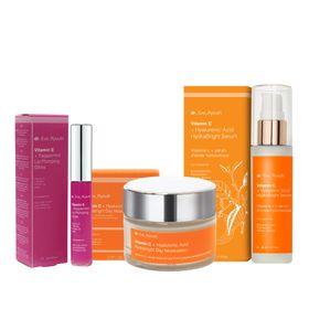 Dr. Eve_Ryouth Baume repulpant à lèvres à la vitamine E + Crème de nuit à la vitamine C + Sérum