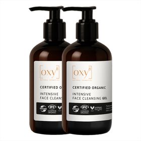 oxy8 Natural Cosmetics INTENSIVE FACE CLEANSING GEL – Gel nettoyant intensif 2 Units