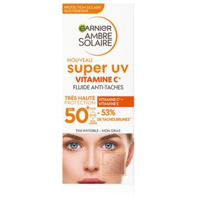 Garnier - Super UV Anti-Vlek Fluid met Vitamine C en Zon Amber SPF50+