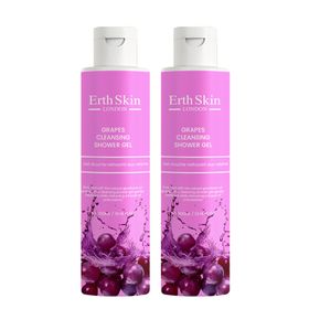 ErthSkin London Grapes Cleansing Shower Gel Duo