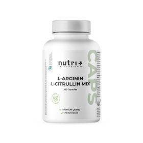 nutri+ L-Arginine L-Citrulline Acide aminé Capsules