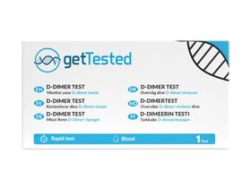 GetTested Test D-dimères (caillots sanguins)