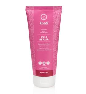 khadi Natural Cosmetics Shampoing Elixir Ayurvédique Réparation à la Rose