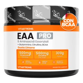 Vitastrong EAA PRO Citroen – 300 G, 8 Essentiële Aminozuren