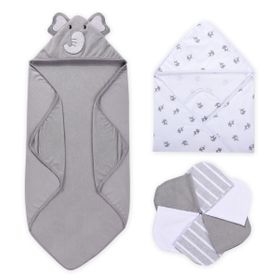 Serviette à capuche Momcozy Baby