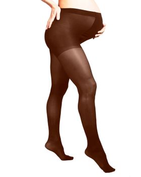 MYSANITY® Collant de grossesse 40 Den, gradué, noir