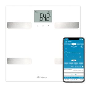 medisana BS A43 connect Balance d'analyse corporelle avec application smartphone