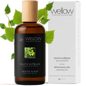 Wellow Sauna-opgieting Siberische berk