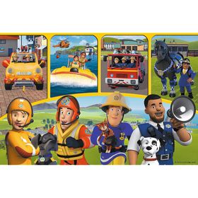 trefl Puzzel brandweerman Sam: Sam en vrienden maxi 24 Delen
