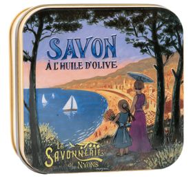 La Savonnerie de Nyons - Metalen doos met zeep - Cote d'Azur