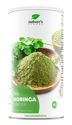 Nature's Finest Poudre de Moringa Bio pour glycémie, digestion & vitalité