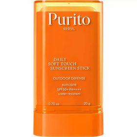 PURITO Daily Soft Touch SPF 50+ Stick – Zonnebrandcrème voor op reis & thermische bescherming