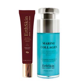 ErthSkin London Sérum de nuit au collagène marin + crème contour des yeux au rétinol