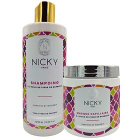 Nicky Paris - Lot de Shampoing et Masque à l'Huile de Figue de Barbarie