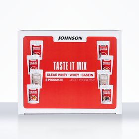 Johnson Taste It Mix – Proeverijdoos met 8 eiwit­smaakjes