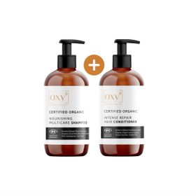 oxy8 Naturkosmetik - Geschenkset NOURISHING MULTICARE SHAMPOO & INTENSE REPAIR HAIR CONDITIONER