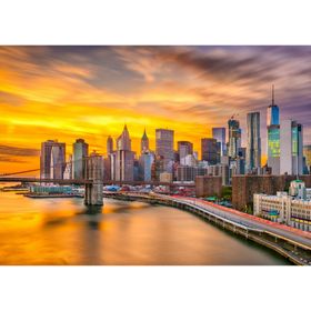 enjoy Puzzel New York in Dawn, usa 1000 stuks