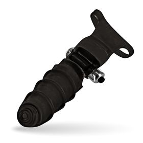 Masterseries - Vibromasseur à doigt vibrateur pour clitoris et point G noir en silicone