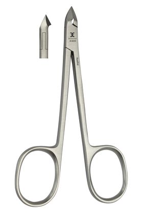 Excellent Solingen Nagelriemknipper met schaarhandvat