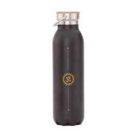 bodhi Geïsoleerde drinkfles 600 ml, roestvrij staal OM, mat zwart