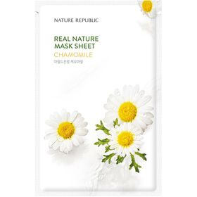 NATURE REPUBLIC Real Nature Chamomile Sheet Mask – Kalmerend sheetmasker met kamille
