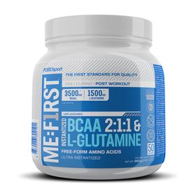 Polleo Instantized BCAA 2:1:1 & L-Glutamine, 250 g, Unflavoured