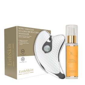 ErthSkin London Ensemble Gua Sha + Sérum à la vitamine C