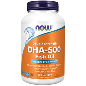 Now Foods DHA-500 huile de poisson, double concentration