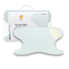 INPHYSIO Oreiller PPC / CPAP ergonomique en mousse à mémoire de forme