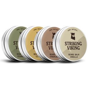 Striking Viking Assortiment de Baumes à Barbe - Coffret de 4