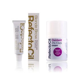 RefectoCil Crème décolorante Blonde Brow & Refectocil Oxydant Creme 3% Set