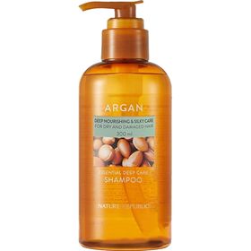 NATURE REPUBLIC Argan Essential Deep Care Shampoo – Soin et brillance pour cheveux secs