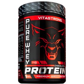 Vitastrong Pure Whey Protein - Chocolade – 750 G, Intense Smaak