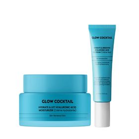 Glow Cocktail Crème hydratante liftante + soin contour des yeux illuminateur