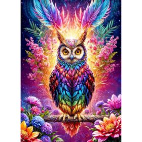 enjoy Puzzel Neon Uil 1000 delen