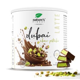 Nature's Finest Dubai latte - mix met toegevoegde pistache, cacao, inuline en chlorella - 125 g