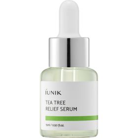 iUNIK Tea Tree Relief Calming Face Serum – sérum clarifiant à l'arbre à thé et à la centella