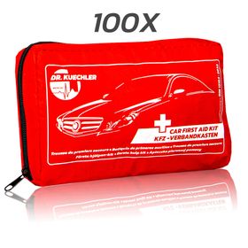 Dr. Kuechler Medical® EHBO-set voor auto's DIN 13164, EHBO-tas voor auto's