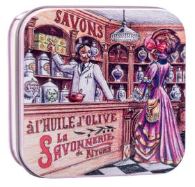 La Savonnerie de Nyons - Metalen doos met zeep "Apotheek"